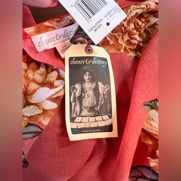 NWT PEACHY PINK KIMONO - Picture 8 of 9